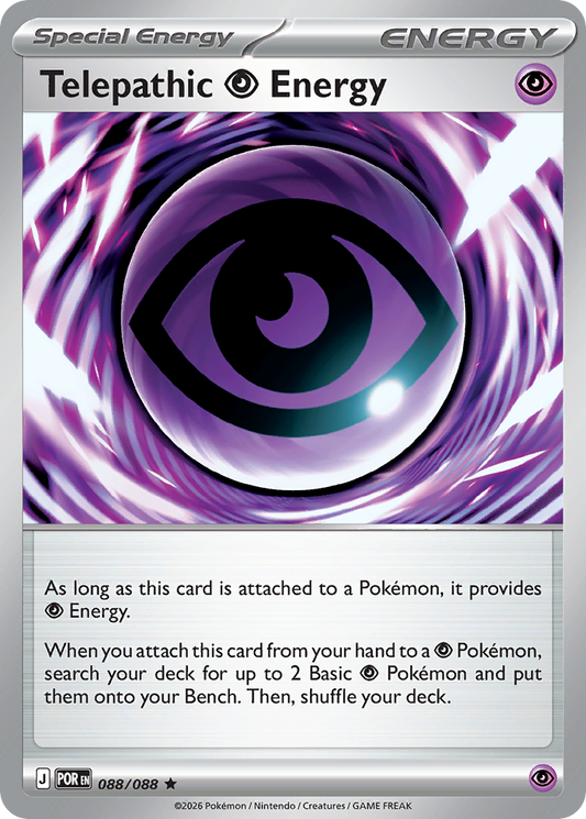 Telepathic Psychic Energy 088/088 Holo Rare