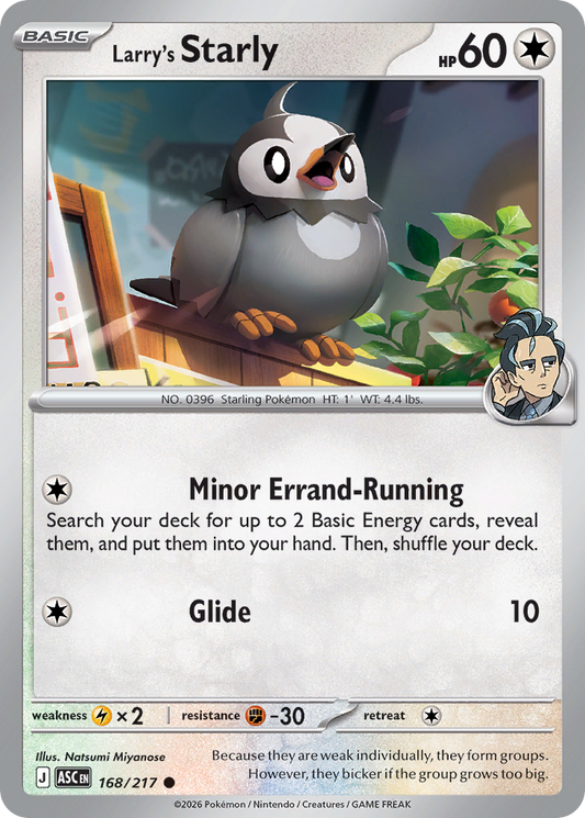 Larry's Starly 168/217 Ascended Heroes