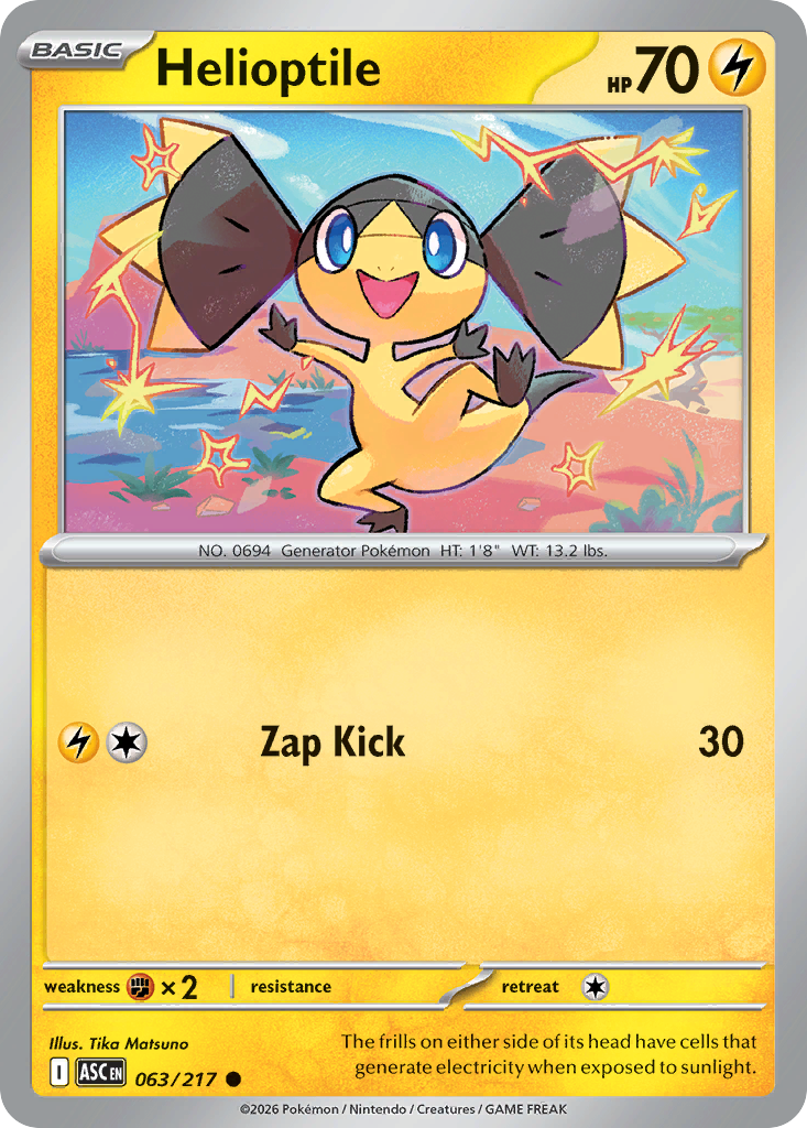 Helioptile 063/217 Ascended Heroes