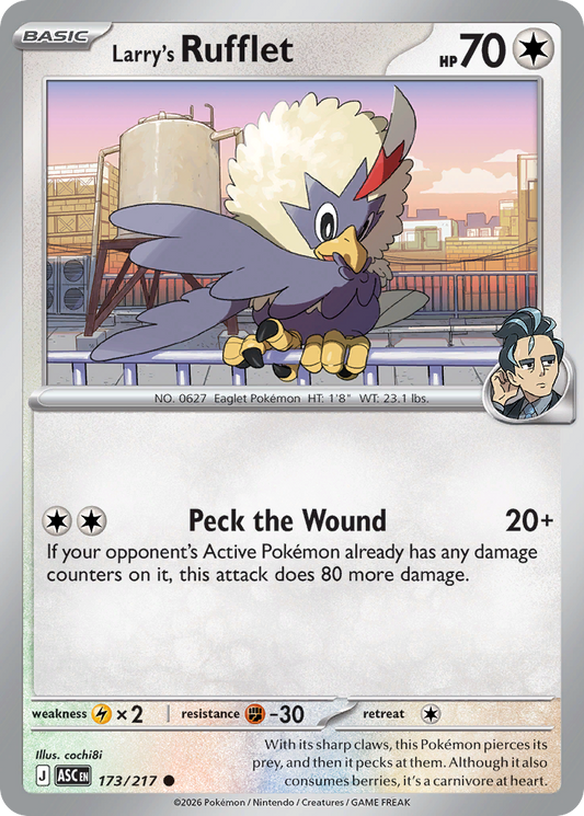 Larry's Rufflet 173/217 Ascended Heroes