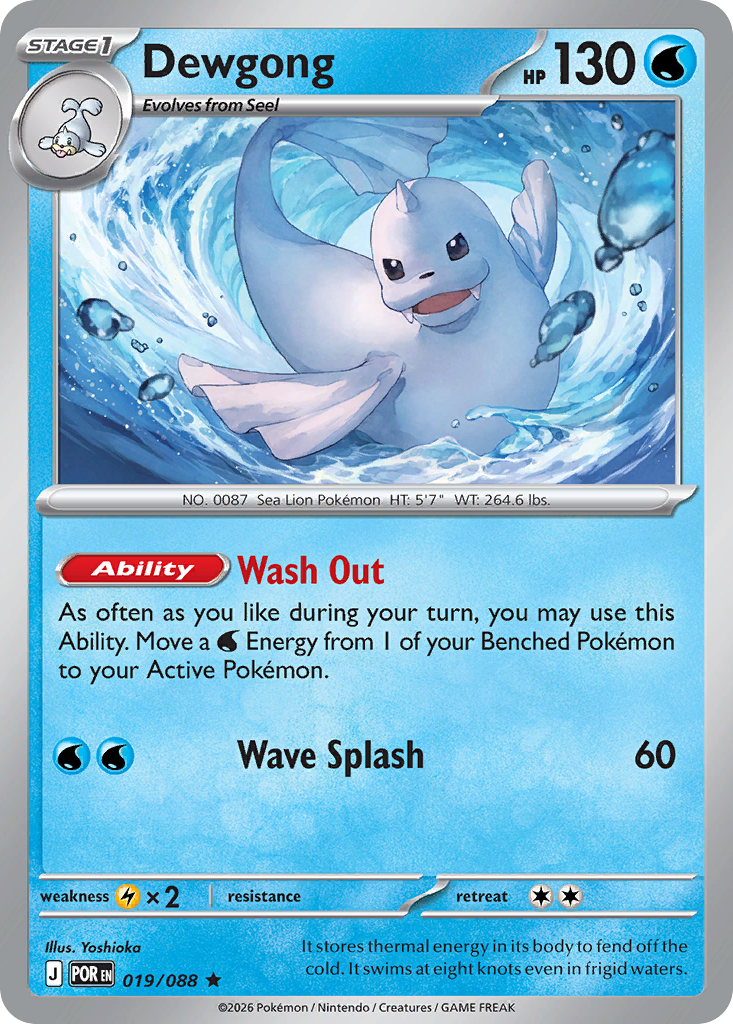 Dewgong 019/088 Holo Rare