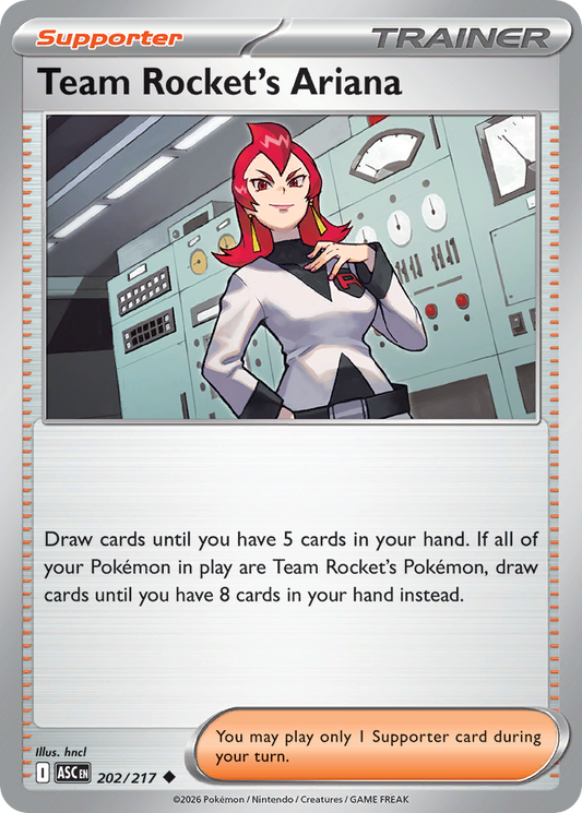 Team Rocket's Ariana 202/217 Ascended Heroes