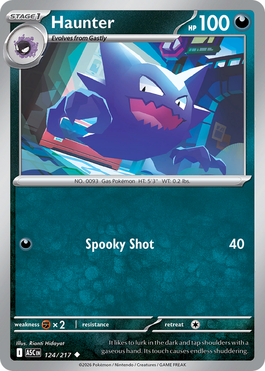 Haunter 124/217 Ascended Heroes