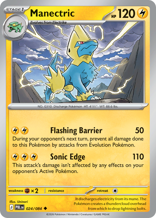 Manectric 024/084 Pitch Black