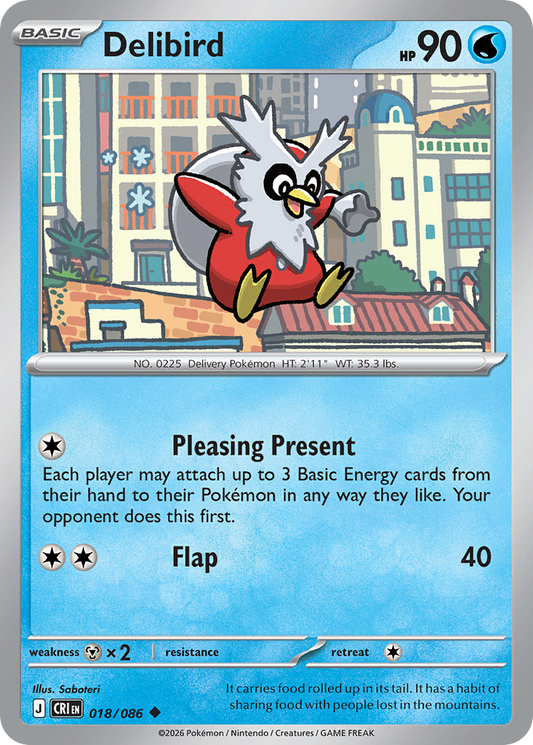 Delibird 018/086 Chaos Rising