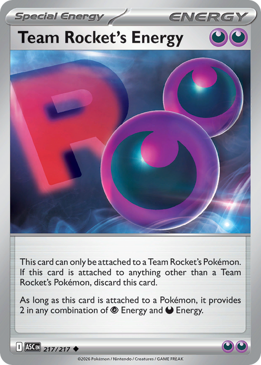 Team Rocket's Energy 217/217 Ascended Heroes