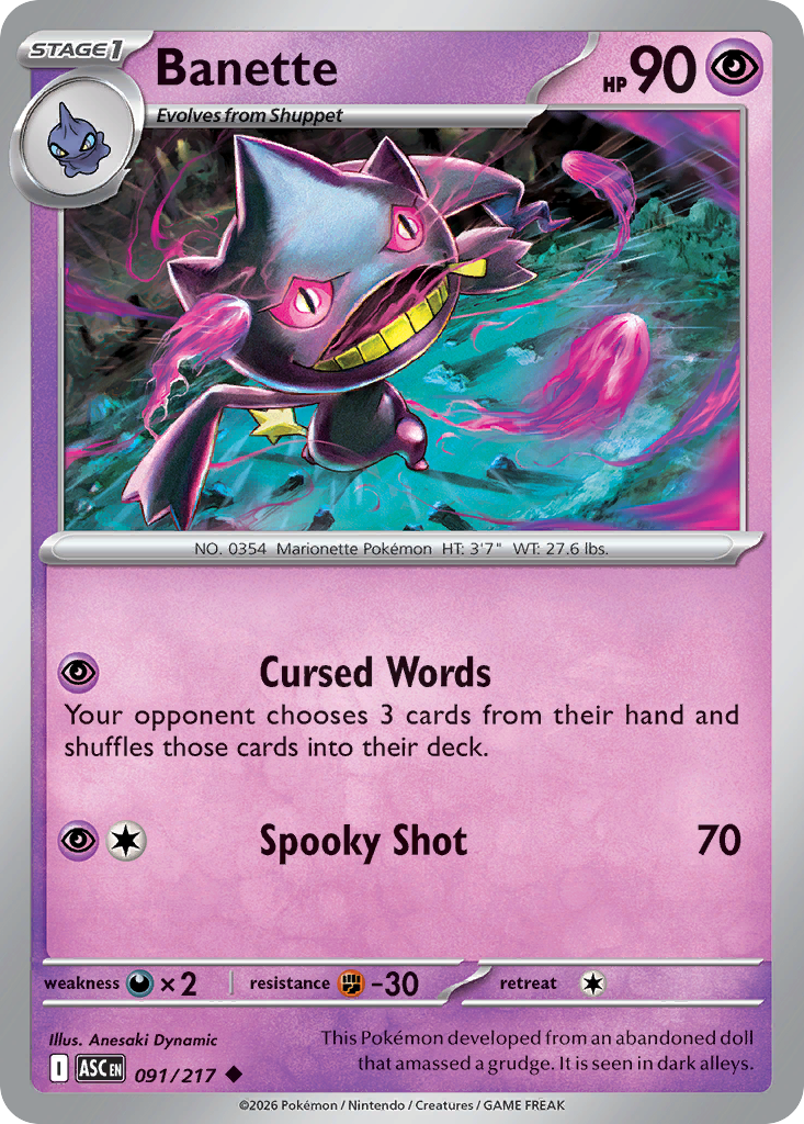 Banette 091/217 Ascended Heroes