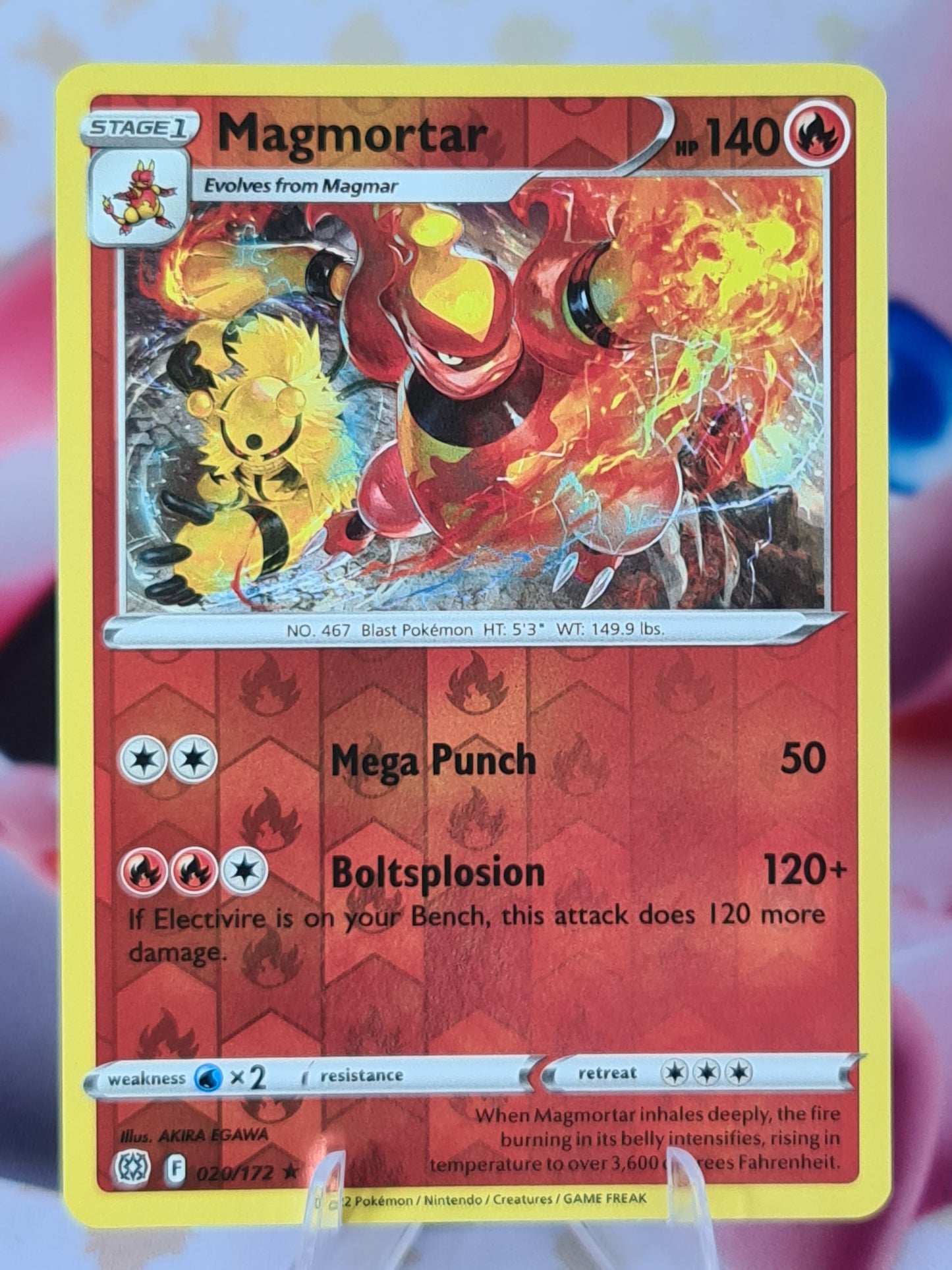 Magmortar 020/172 Brilliant Stars Reverse Holo
