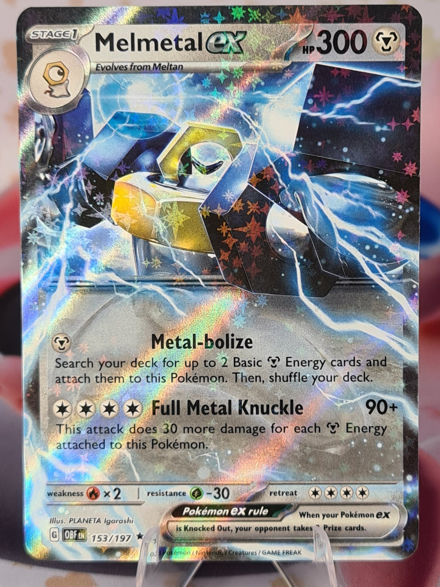 Melmetal ex 153/197 Obsidian Flames