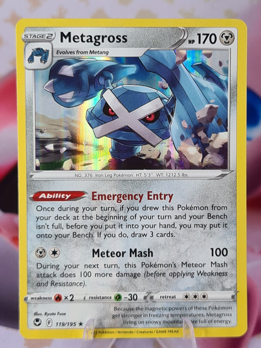 Metagross 119/195 Silver Tempest Holo