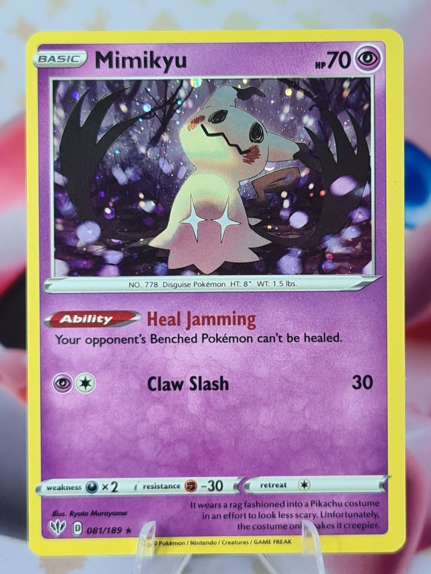 Mimikyu 081/189 Darkness Ablaze Holo