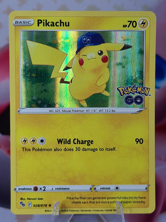 Pikachu 028/078 Pokemon Go Holo