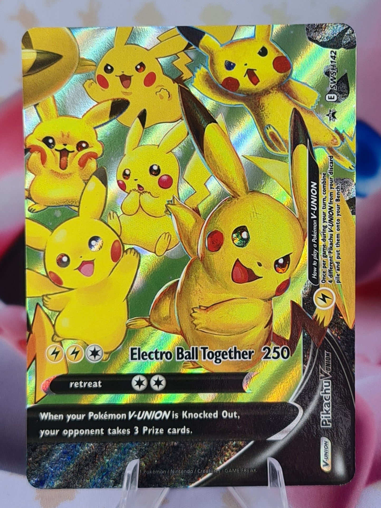 Pikachu V-Union Black Star Promo (complete)