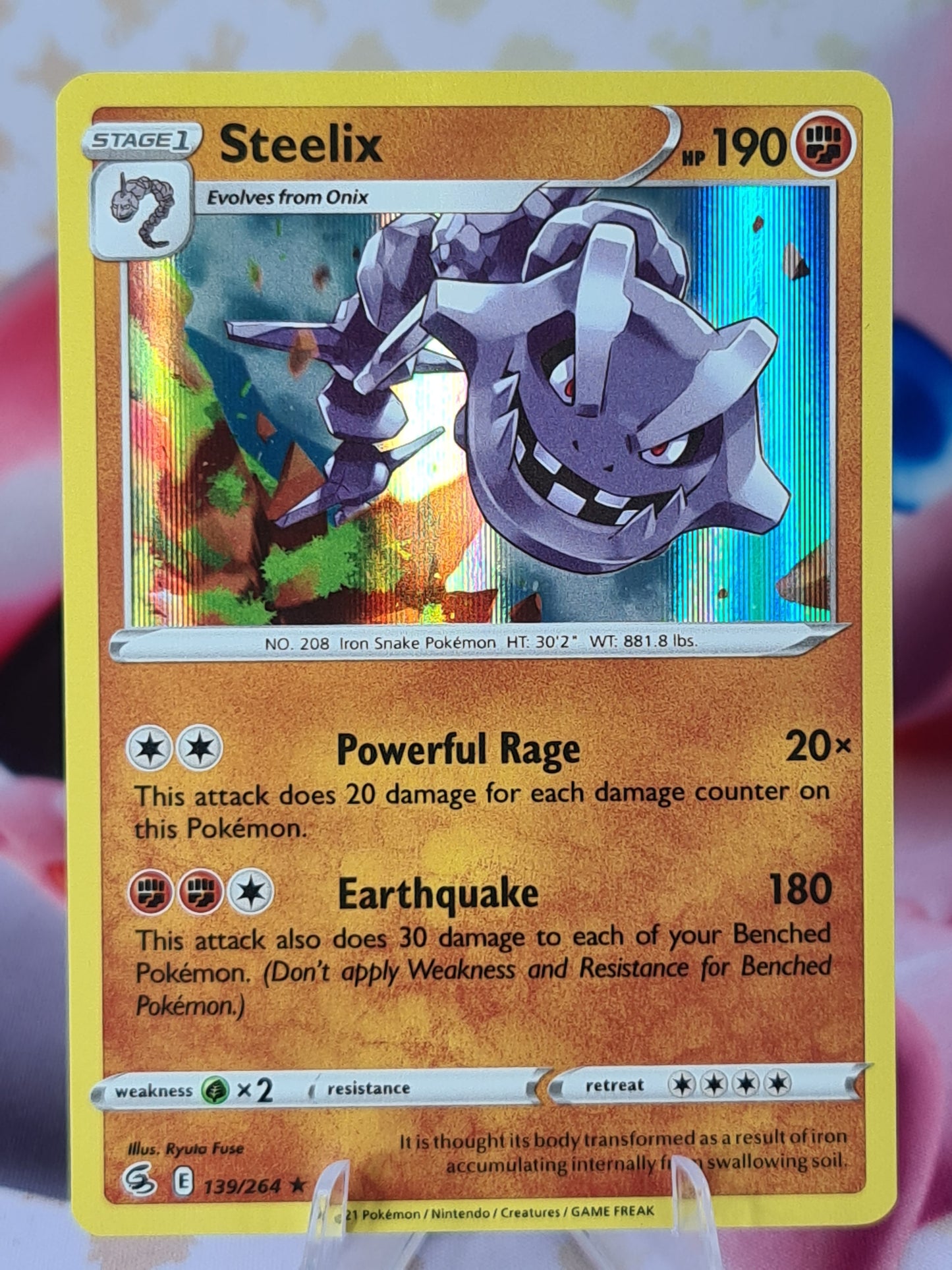 Steelix 139/264 Fusion Strike Holo