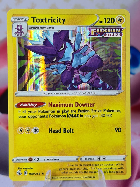 Toxtricity 108/264 Fusion Strike Holo