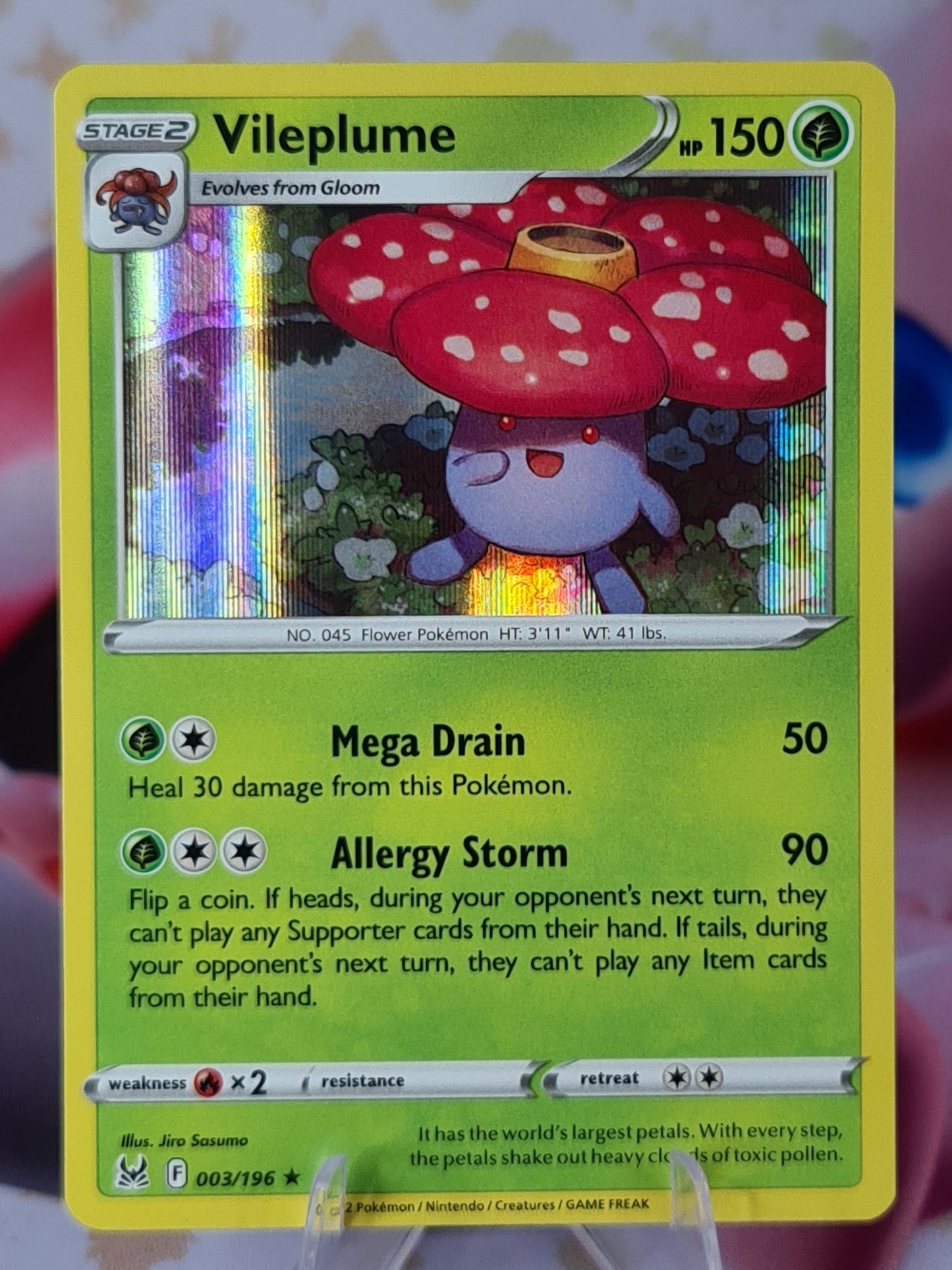 Vileplume 003/196 Lost Origin Holo