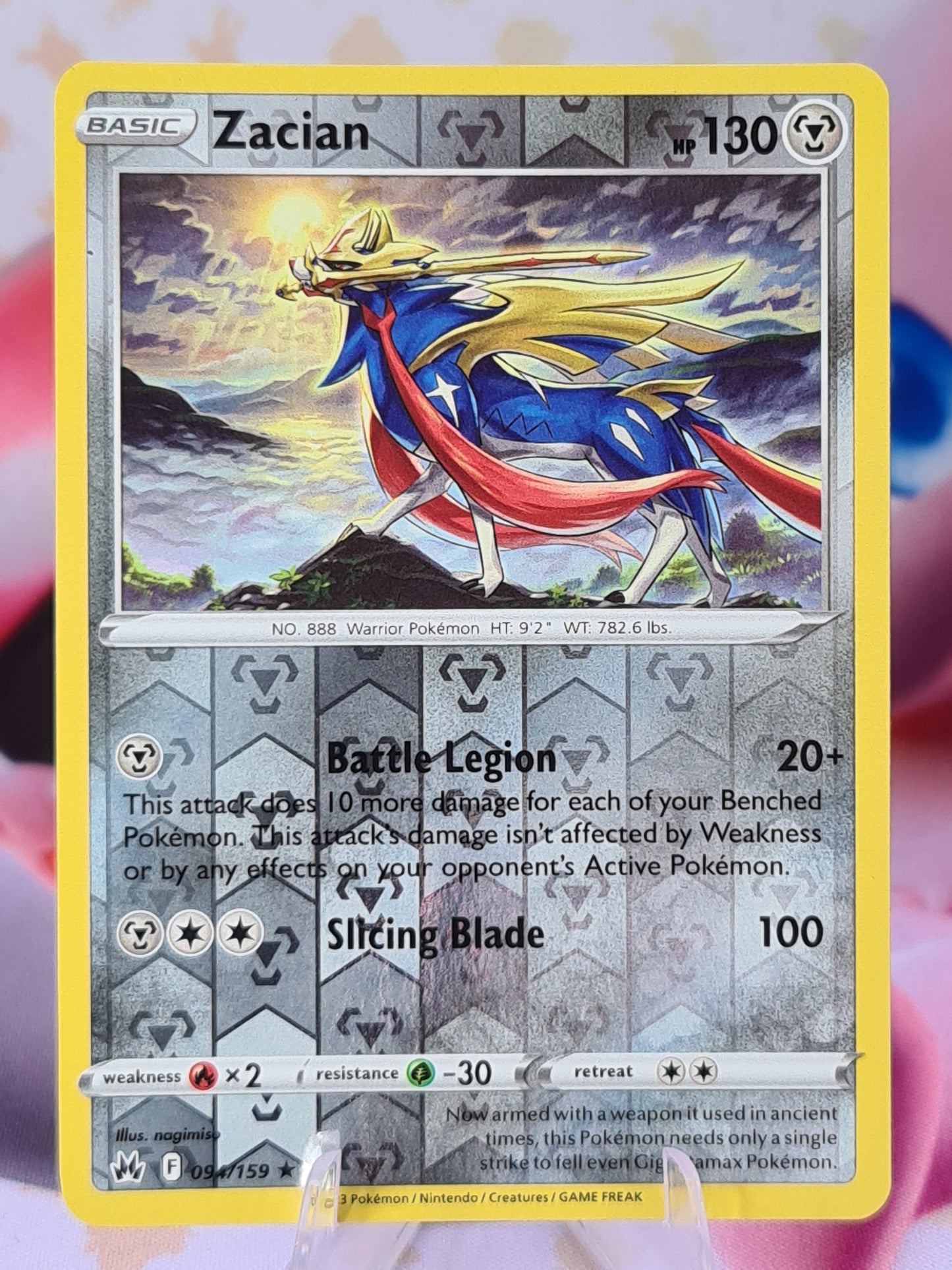 Zacian 094/159 Crown Zenith RH