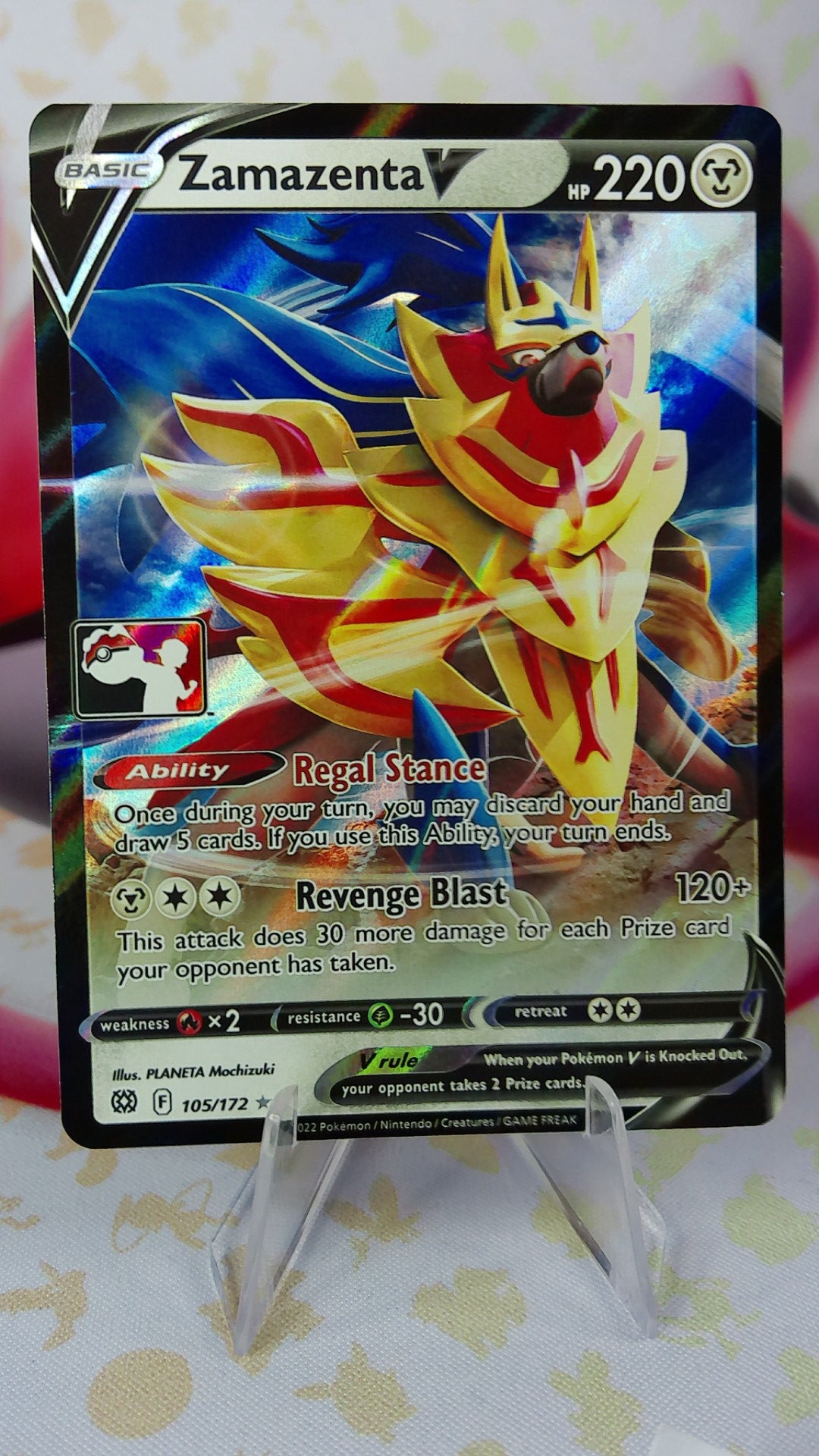 Zamazenta V Play Stamp