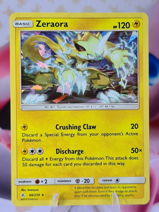 Zeraora 60/214 Unbroken Bonds Holo