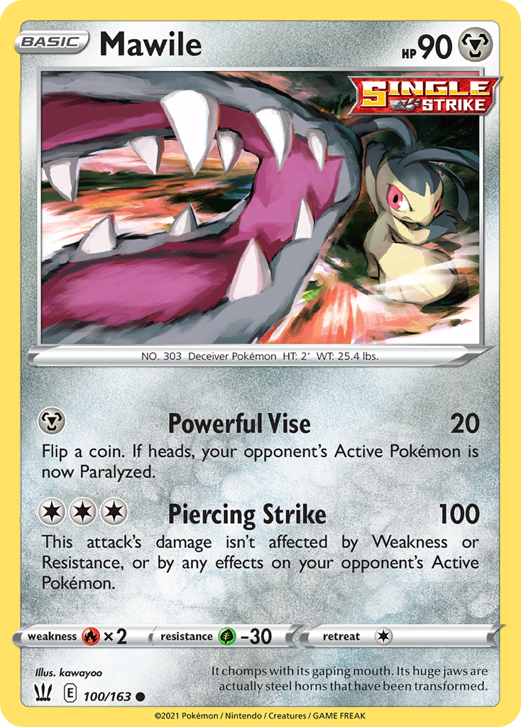 Mawile 100/163 Battle Styles