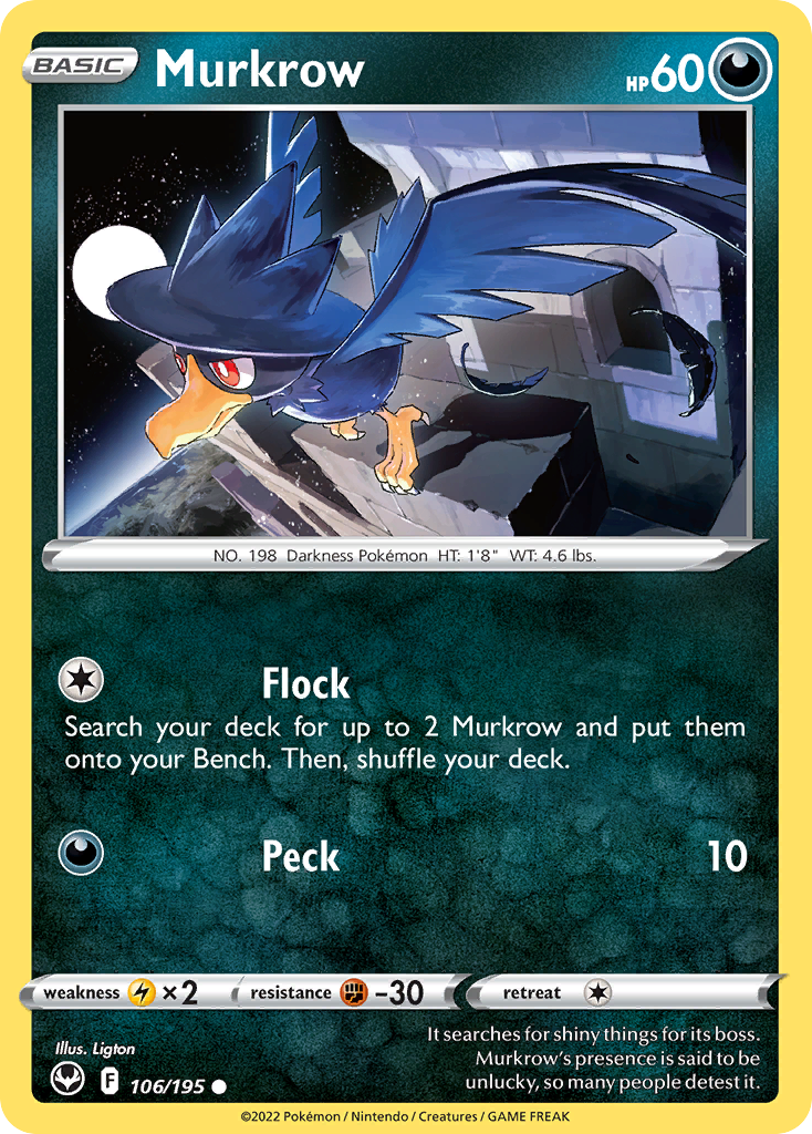 Murkrow 106/195 Silver Tempest