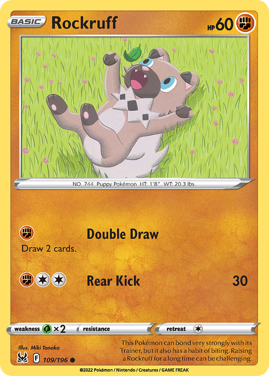 Rockruff 109/196 Lost Origin