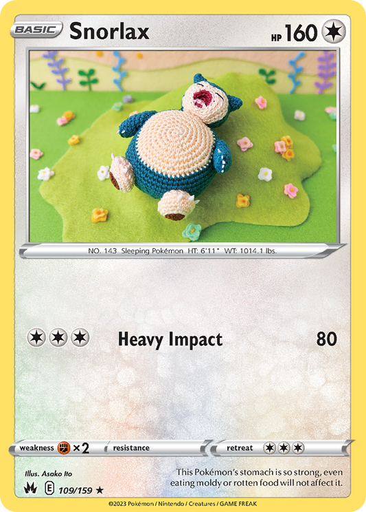 Snorlax 109/159 Crown Zenith