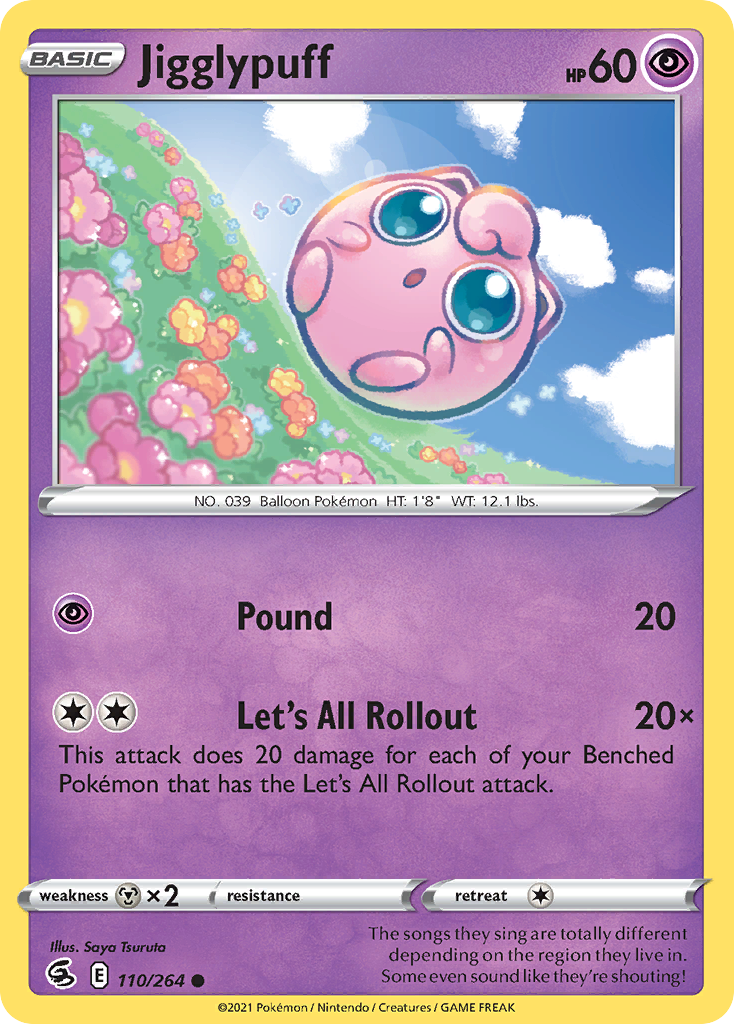 Jigglypuff 110/264 Fusion Strike