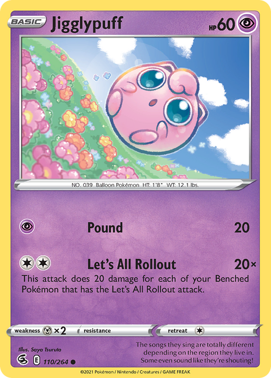 Jigglypuff 110/264 Fusion Strike