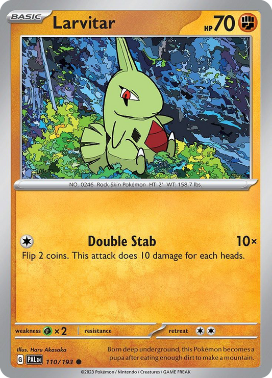 Larvitar 110/193 Paldea Evolved