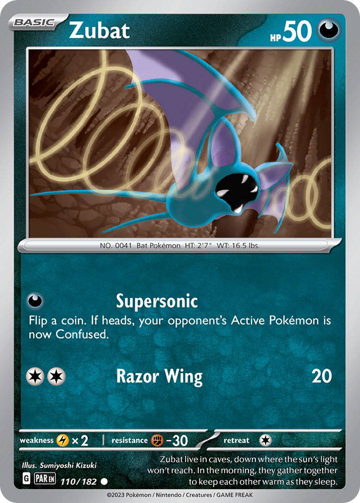 Zubat 110/182 Paradox Rift