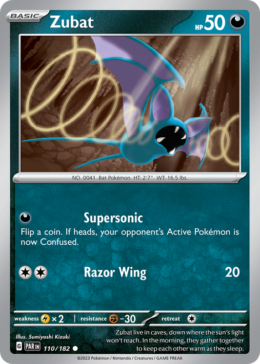 Zubat 110/182 Paradox Rift