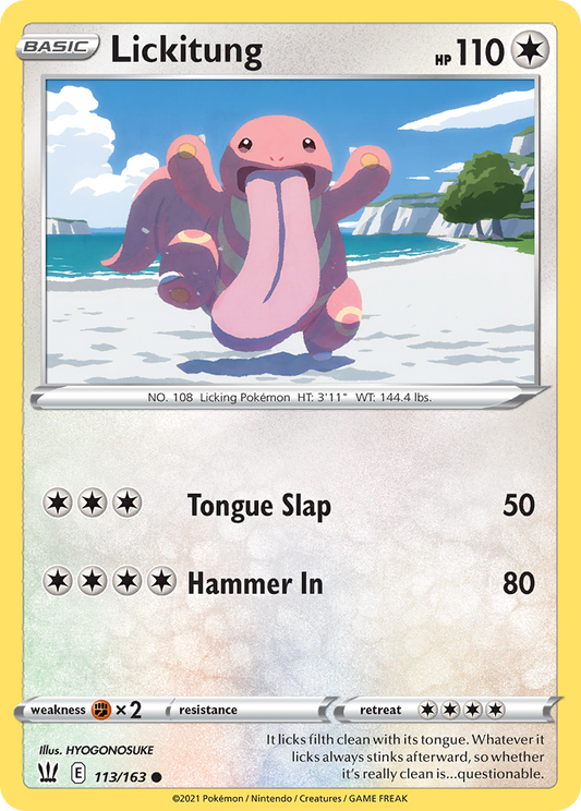 Lickitung 113/163 Battle Styles