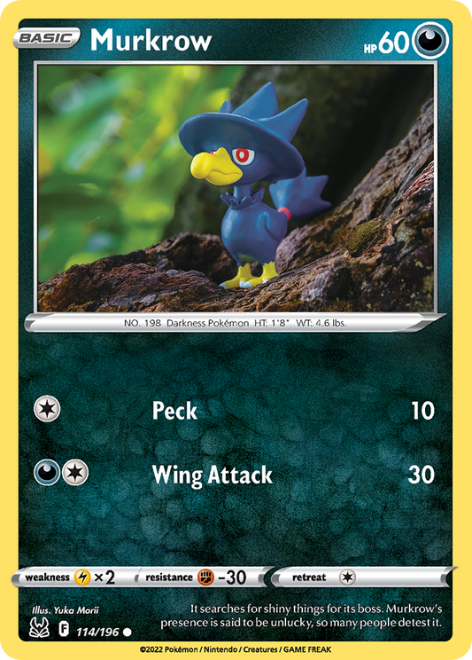 Murkrow 114/196 Lost Origin