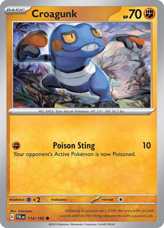 Croagunk 114/193 Paldea Evolved