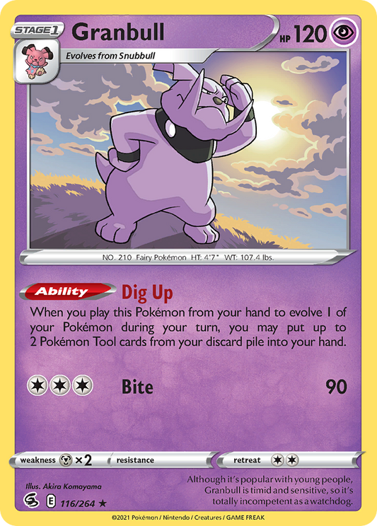 Granbull 116/264 Fusion Strike