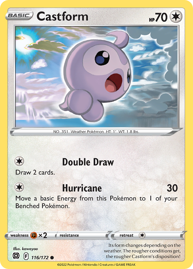 Castform 116/172 Brilliant Stars