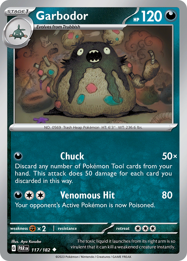 Garbodor 117/182 Paradox Rift