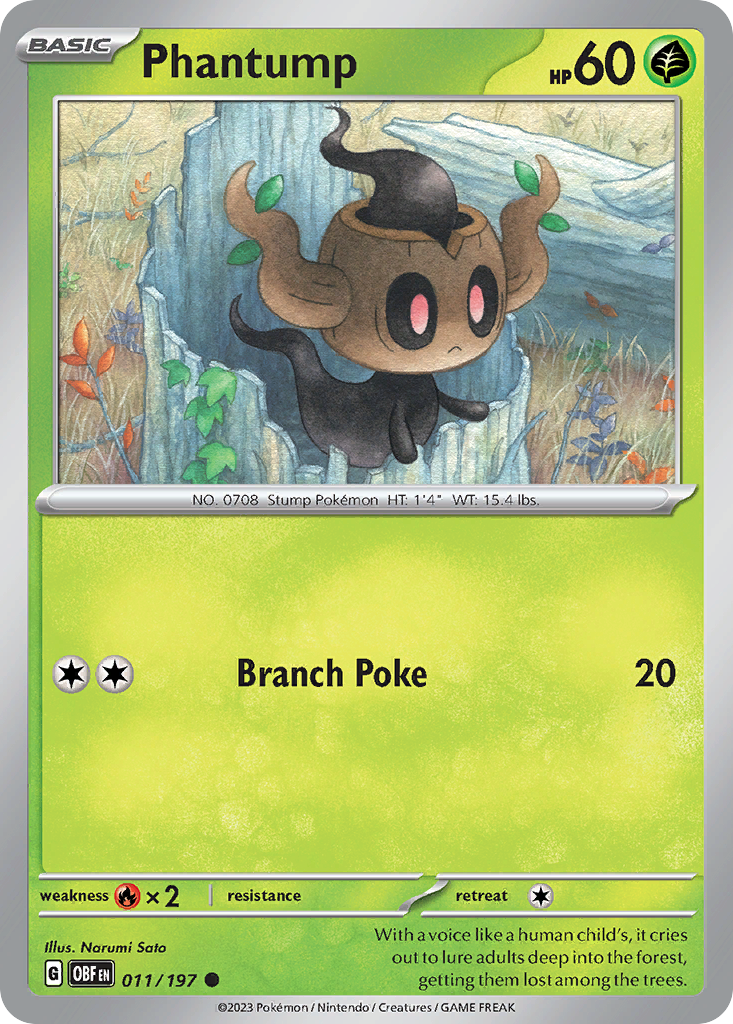 Phantump 011/197 Obsidian Flames