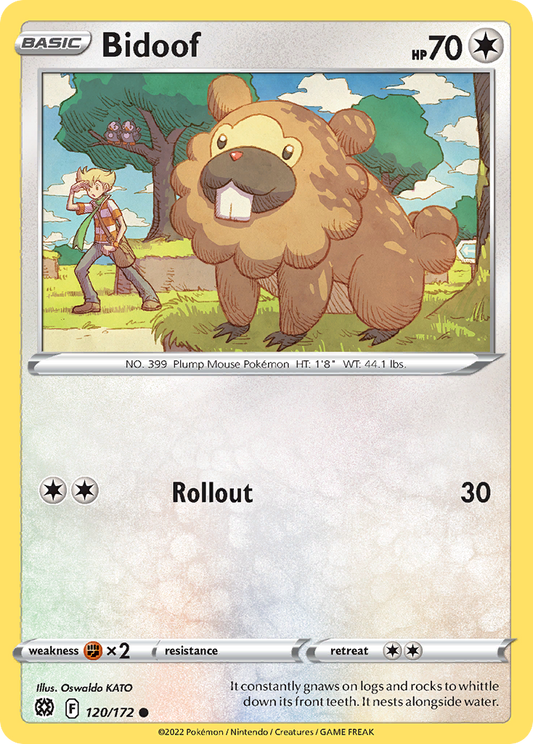 Bidoof 120/172 Brilliant Stars