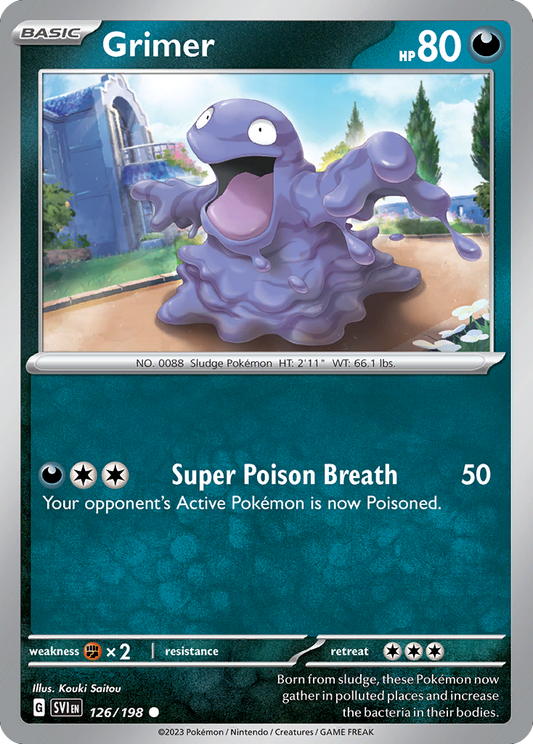 Grimer 126/198 Scarlet Violet