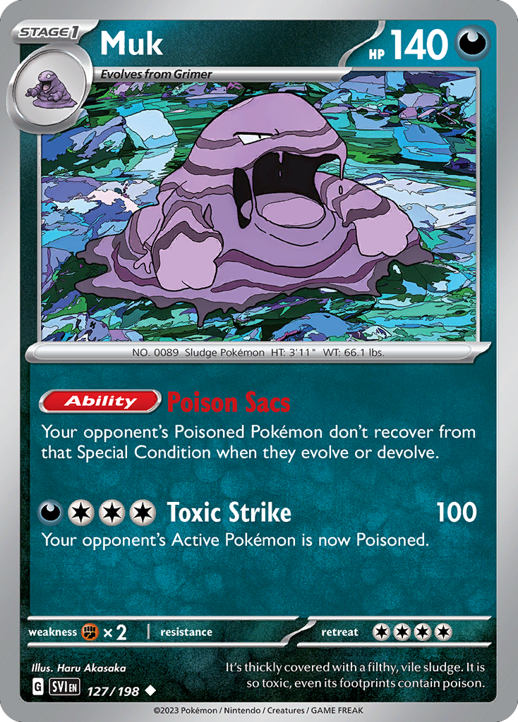 Muk 127/198 Scarlet Violet