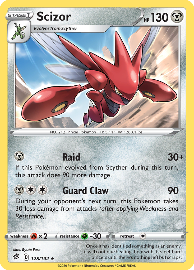 Scizor 128/192 Rebel Clash