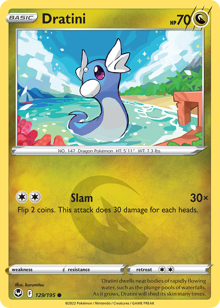 Dratini 129/195 Silver Tempest