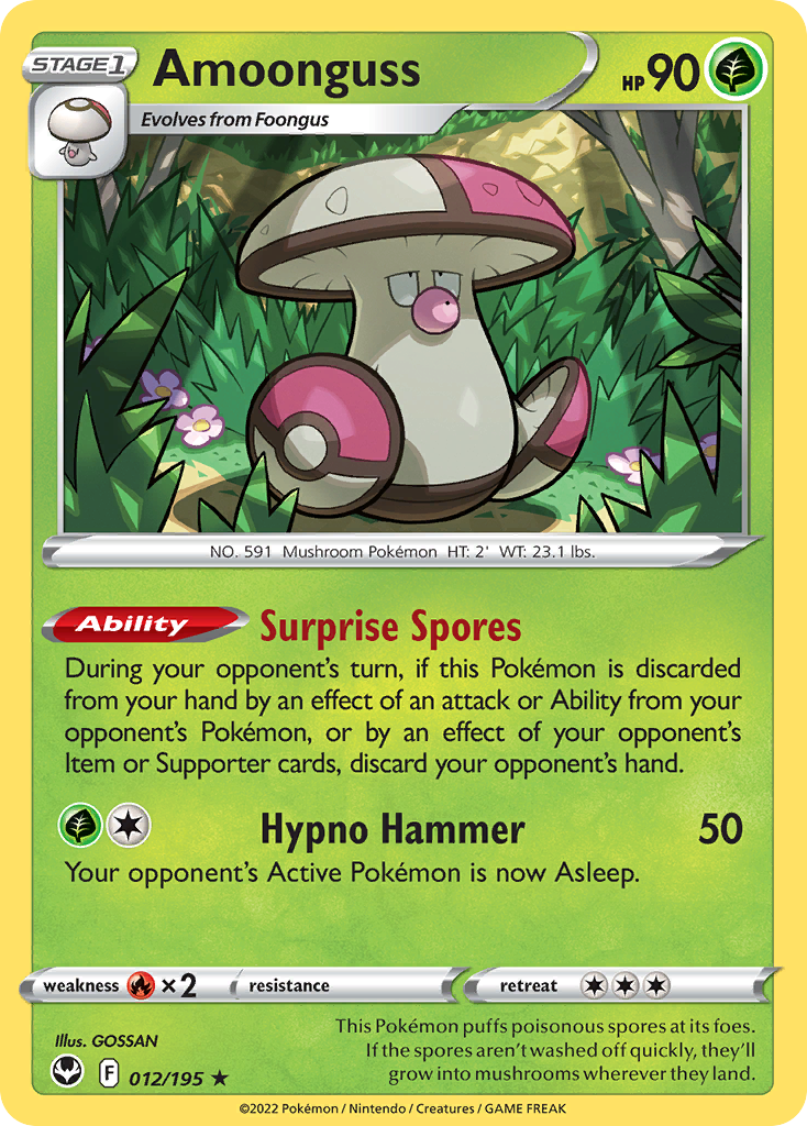 Amoongus 012/195 Silver Tempest