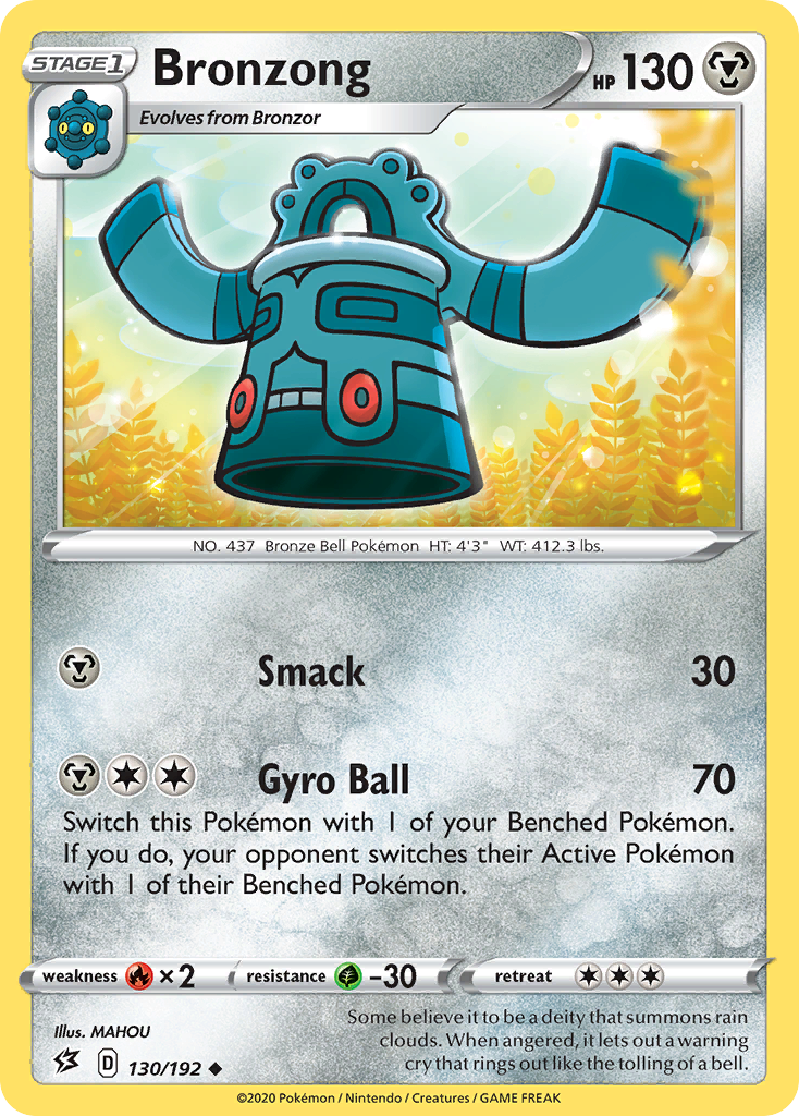 Bronzong 130/192 Rebel Clash