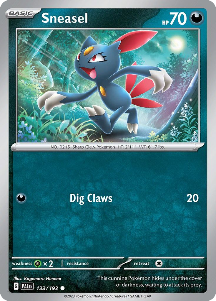 Sneasel 133/193 Paldea Evolved