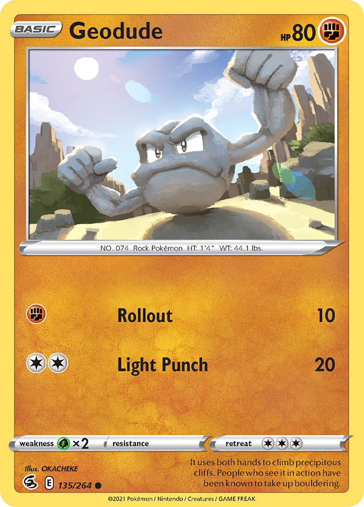 Geodude 135/264 Fusion Strike