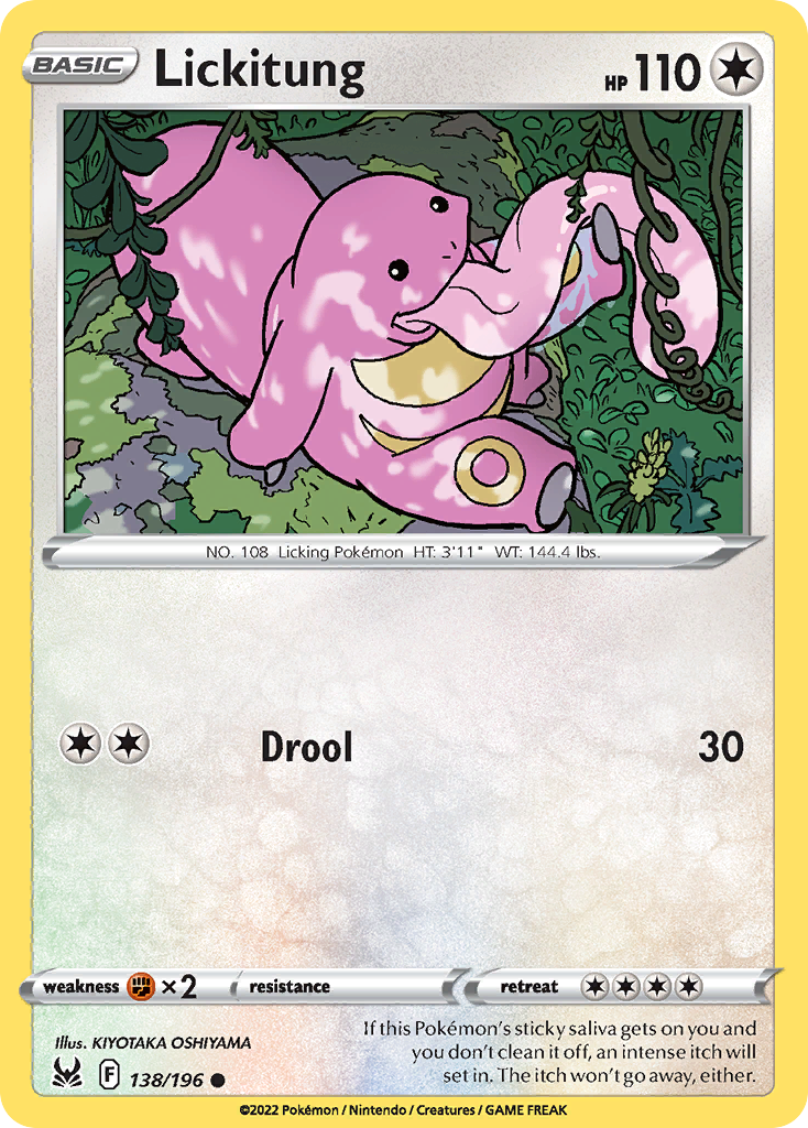 Lickitung 138/196 Lost Origin