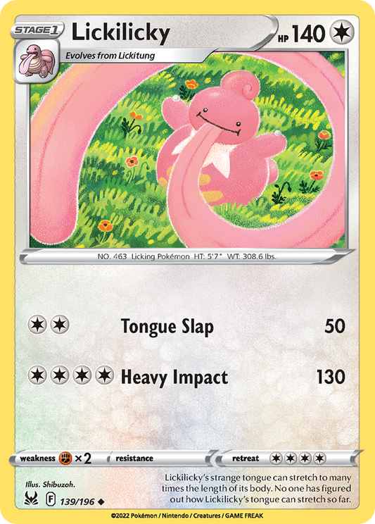 Lickilicky 139/196 Lost Origin